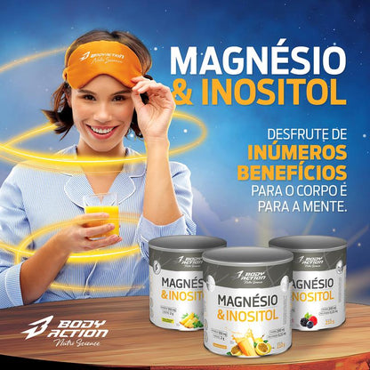 Magnésio & Inositol | 210g - Bodyaction