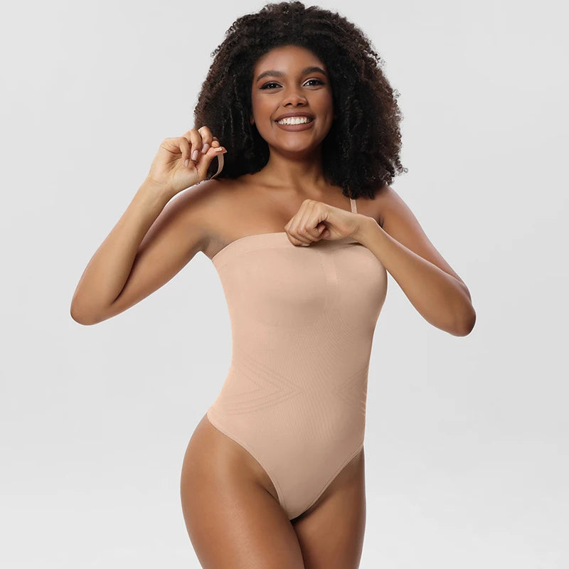 Body Modelador Alças Removíveis - Redutor de Cintura
